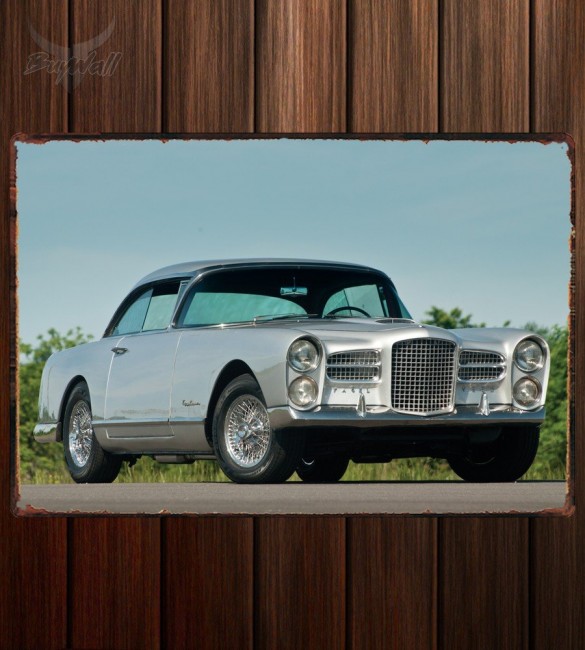 Металлическая табличка Facel Vega FV3B Металлическая табличка Facel Vega FV3B